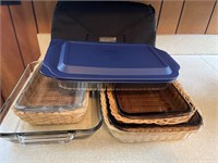 Pyrex and other baking casserole dishes