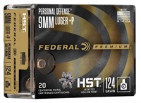 Federal P9HST3S Premium Personal Defense 9mm Luger