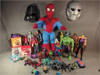 Action Figures, 2ft Spiderman, Hot Wheels, Masks