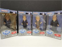 4 Sports Announcers Headliners  In Boxes