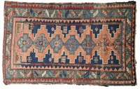 Kazak 3'8 x 6'6 Antique Caucasian Rug