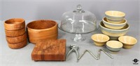 Wood, Glass, Ceramic + Kitchen Items