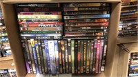 Box lot of 45+ DVDs