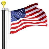 WeValor 20FT Sectional Flag Pole Kit, Extra Thick