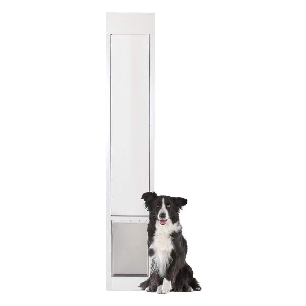 White Patio Panel Pet Door 10-1/4x16-3/8 in.