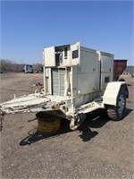 100kw diesel trailer mounted generator