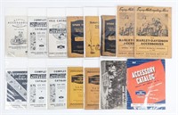(15) 1920s-40s Harley-Davidson Accessory Catalogs