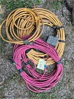 Outdoor extension cords