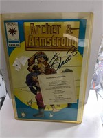 Archer and Armstrong autographed Jim shooter COA