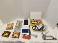 Vintage Comet Staple Gun and Staples, various