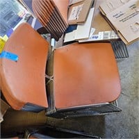 set of 10 stacking chairs