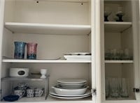 Contents of Kitchen Cabinet- Glasses, Espresso Set