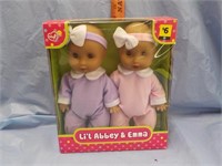 Lil abbey & emma dolls