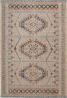 Linon Noni Ivory & Terracotta 5' x 7'6 Rug