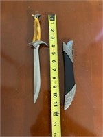 ELVEN STYLE DAGGER OR KNIFE WITH SHEATH
