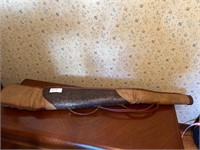 Leather Carved Gun Rifle Case