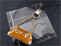 GUCCI Key Ring Key Chain Bag Charm In Box
