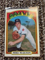 1972 Topps Mike McQueen - MLB Braves