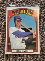 1972 Topps Don Hahn - MLB Mets