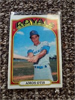 1972 Topps Amos Otis- MLB Royals