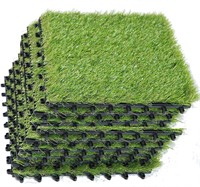 Artificial Grass Tiles Interlocking Fake Grass