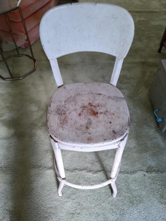 Vintage Metal Stool