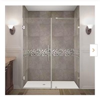 Aston frameless shower door
