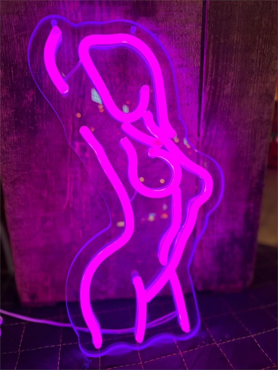 1ft Tall LED Sexy Lady