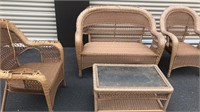 (4) Piece Plastic Patio Set