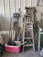 Ladders, Axes, Tiki Torches, Lawn Tools
