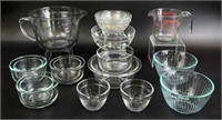 Selection of Pyrex, Anchor Hocking, & More