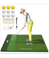Hoinone Golf Hitting practice Mat 5x4ft
