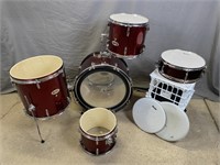 5 Piece Rocker Drum Set