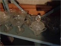 Chip bowl, other misc glassware