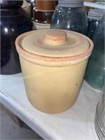 Stoneware canister