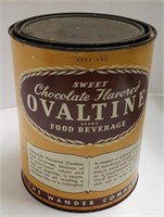 Chocolate Ovaltine Can, 8"T