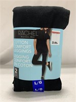 RACHEL ROY WOMENS LARGE COTTON COMFORT LEGGINGS