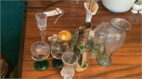 Assorted Stemware, Vases, Etc.