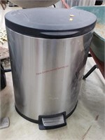 27" Tall Stainless Trash Can