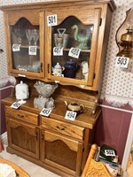 Oak China Hutch-Buyer Responsible For Moving(Den)