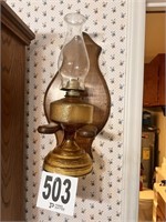 Vintage Oil Lamp With Holder(Den)
