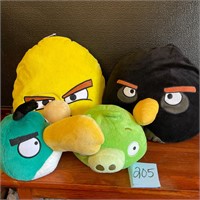 Angry Birds plush stuffed animals lot