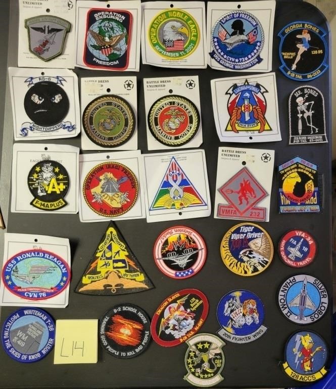 W - LOT OF COLLECTIBLE PATCHES (L14)