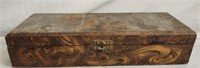 Gorgeous Vintage Flemish Pyrography Box