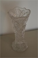 Cut Glass Crystal Vase