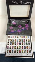 Wildflowers stamp set & book