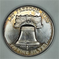 1 oz Fine Silver Round 1 Troy Ounce Freedom