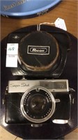 RICOH Vintage Camera in leather protective case