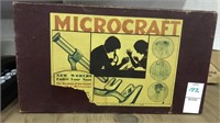 Vintage microscope kit inbox