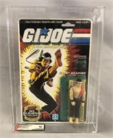 1985 GI Joe Quick Kick Figure, 36 Back, AFA 80 NM